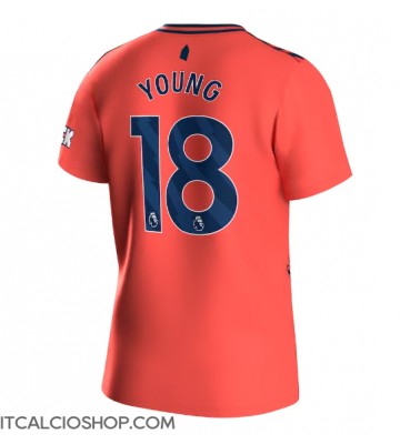 Everton Ashley Young #18 Seconda Maglia 2023-24 Manica Corta
